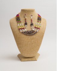 COLLAR KAMANA VINO 3 FILAS