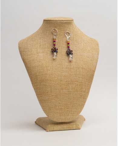 COLLAR KAMANA VINO 3 FILAS