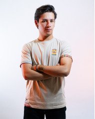 CAMISETA AYA BEIGE HOMBRE