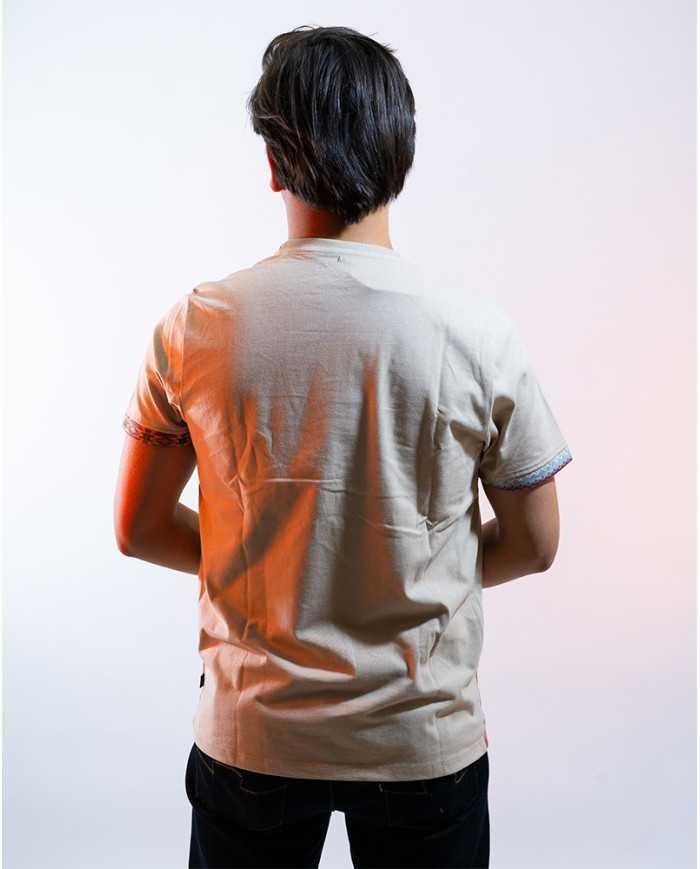 CAMISETA AYA BEIGE HOMBRE