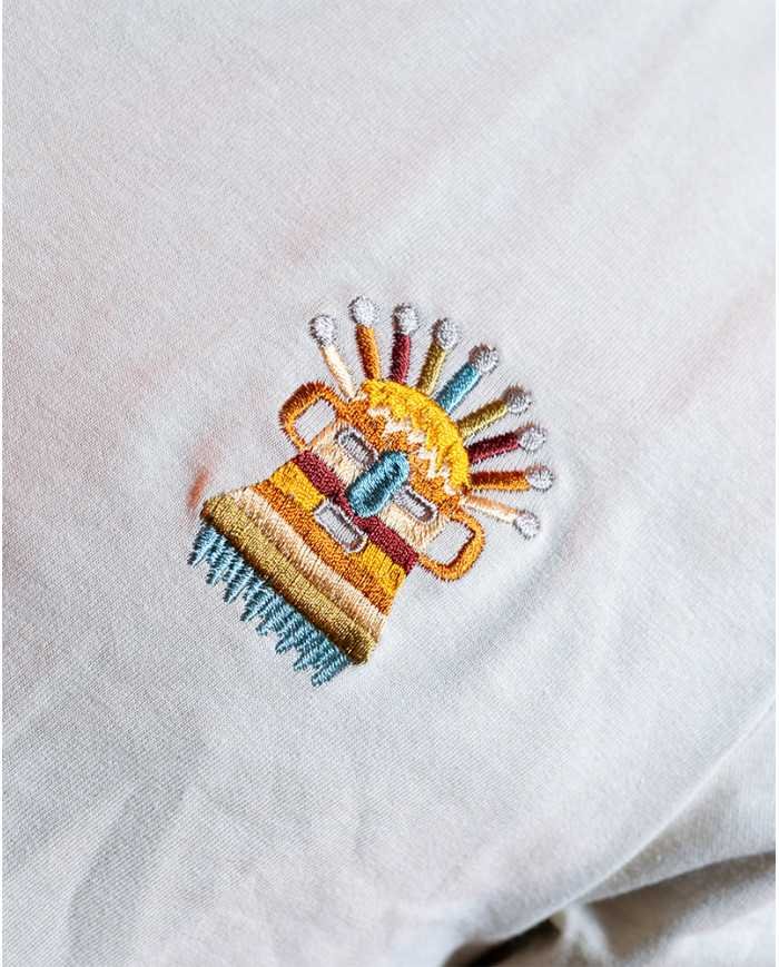 CAMISETA AYA BEIGE HOMBRE