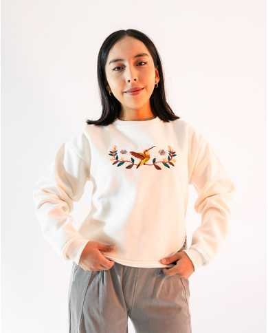 BUZO KINTI CREMA MUJER