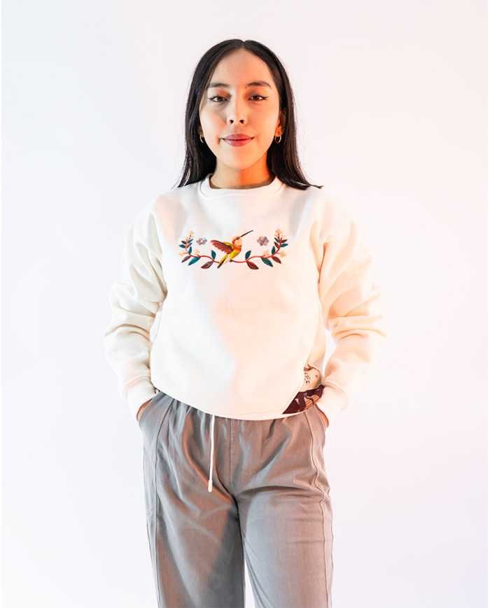 BUZO KINTI CREMA MUJER