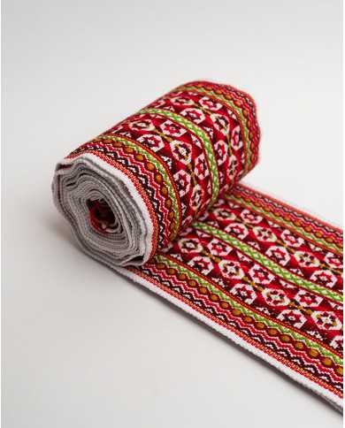 FAJA MAKI ACHIK ROJO TEJIDO ANCHA