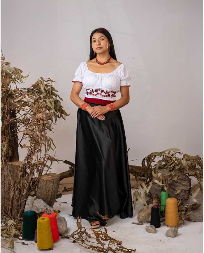 BLUSA KATIK KAWIÑA BORDADO ORLÓN