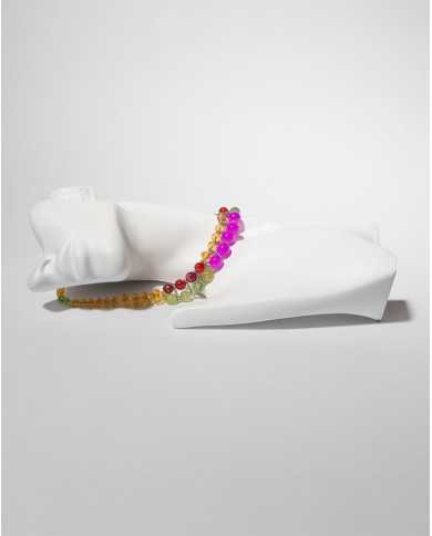 COLLAR Y ARETES KATIK MOSTAZA CRISTALES