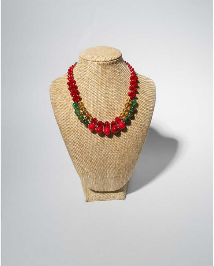 COLLAR Y ARETES KATIK KAWIÑA CRISTALES