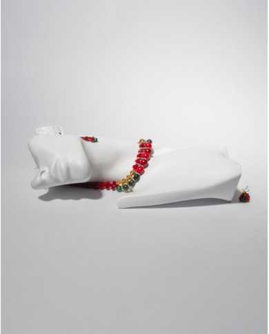 COLLAR Y ARETES KATIK KAWIÑA CRISTALES