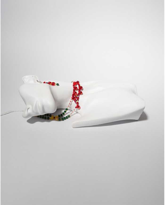 COLLAR Y ARETES PISHIKSISA KAWIÑA CRISTALES