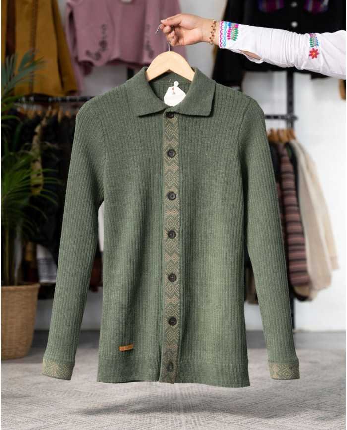 SUÉTER SINCHI TEJIDO VERDE