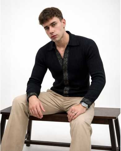 SUÉTER SINCHI TEJIDO NEGRO