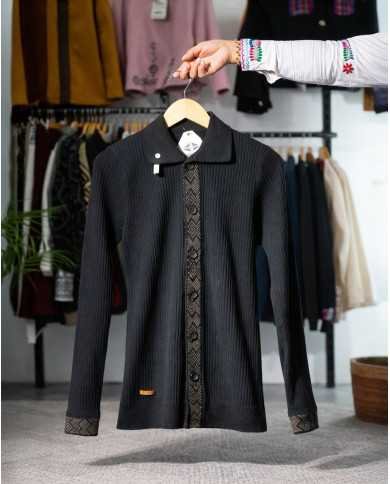 SUÉTER SINCHI TEJIDO NEGRO