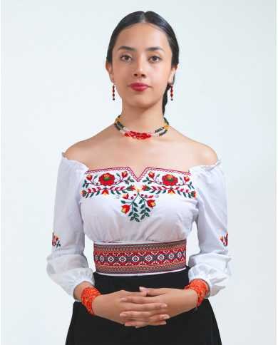 BLUSA YACHAK KAWIÑA BORDADO ORLÓN