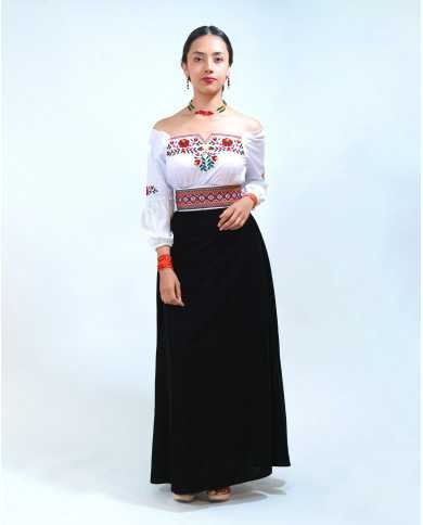 BLUSA YACHAK KAWIÑA BORDADO ORLÓN