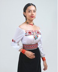 BLUSA YACHAK KAWIÑA BORDADO ORLÓN