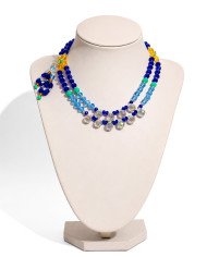 COLLAR WALLPAY AZUL 2 FILAS