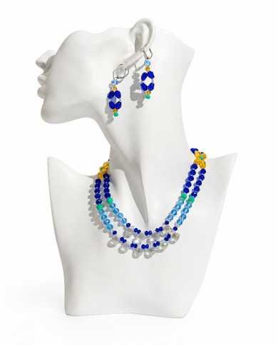 COLLAR WALLPAY AZUL 2 FILAS