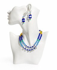 COLLAR WALLPAY AZUL 2 FILAS