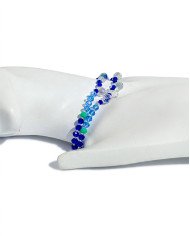 COLLAR WALLPAY AZUL 2 FILAS