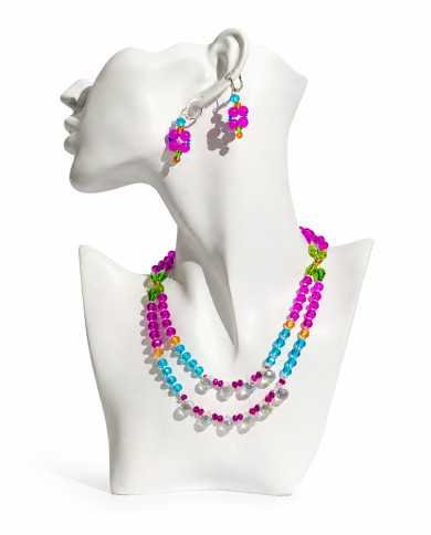 COLLAR WALLPAY FUCSIA 2 FILAS