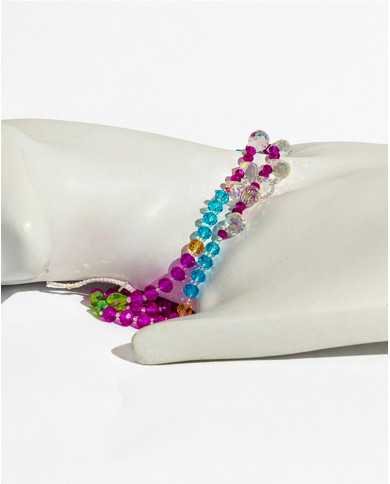 COLLAR WALLPAY FUCSIA 2 FILAS