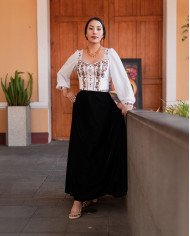 CORSET ÑUSTA DECORADO EN PEDRERIA