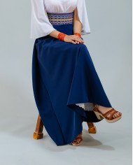 ANACO SEMICAMPANA AZUL REY