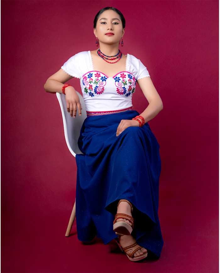 BLUSA KUSHIKUY BORDADO ORLÓN