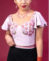 BLUSA KUSHIKUY BORDADO SEDA (S)