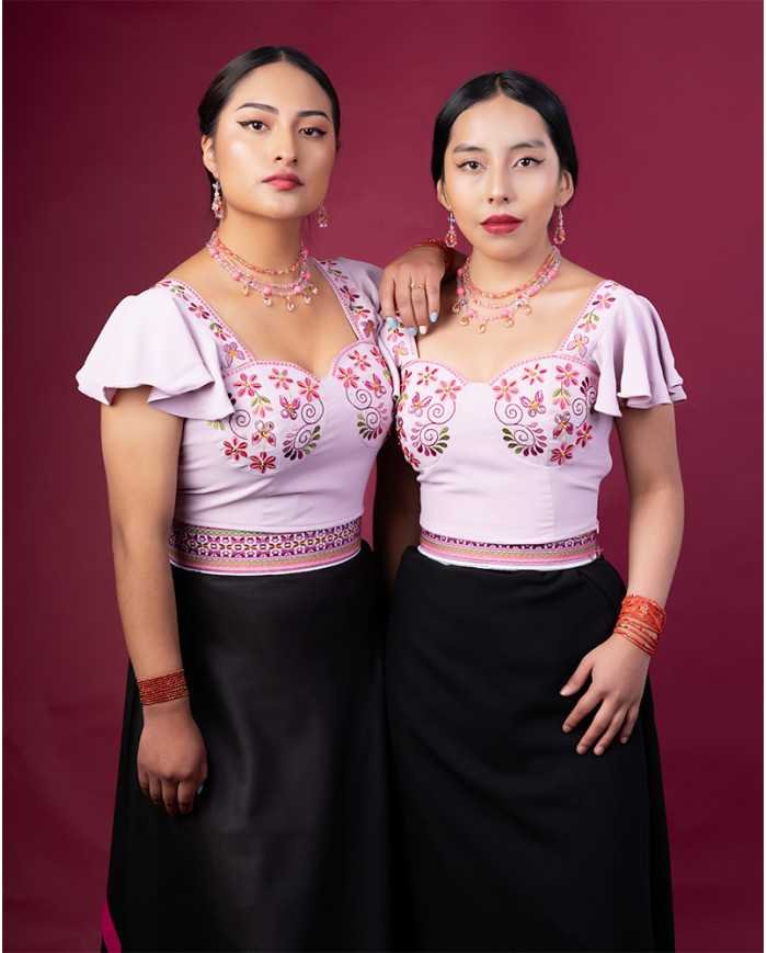 BLUSA KUSHIKUY BORDADO SEDA (S)