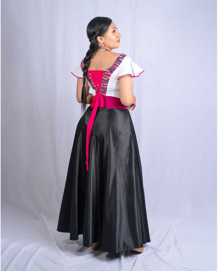 BLUSA MINI BLANCO TEJIDA